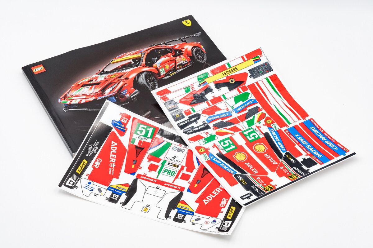 LEGO 42125 Technic Ferrari 488 GTE AF Corse 51: Maquette de Voiture