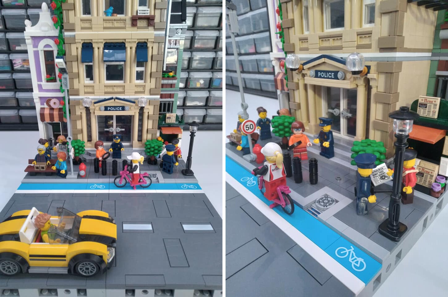 Comment combiner le nouveau système de routes LEGO City et des Modular  buildings - HelloBricks