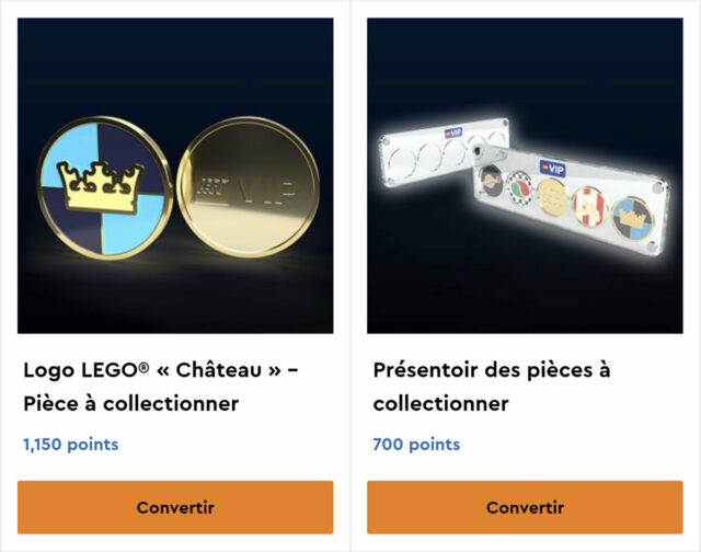 LEGO VIP Collectible Coins Castle 2021