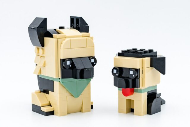 REVIEW LEGO BrickHeadz 40440 German Shepherd