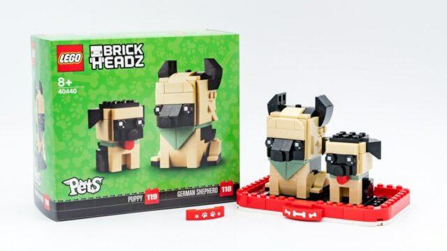 REVIEW LEGO BrickHeadz 40440 German Shepherd