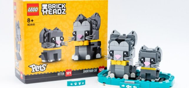 REVIEW LEGO BrickHeadz 40441 Shorthair Cats
