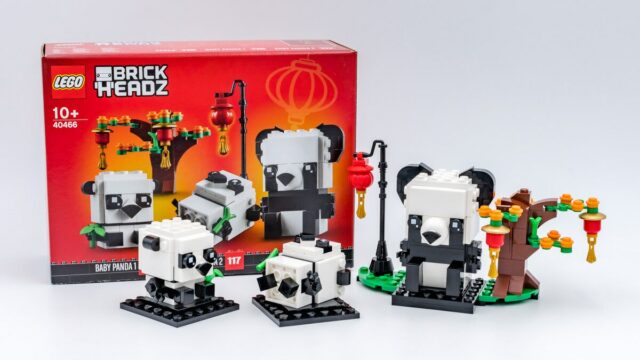 REVIEW LEGO BrickHeadz 40466 Chinese New Year Pandas