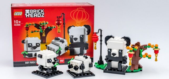 REVIEW LEGO BrickHeadz 40466 Chinese New Year Pandas