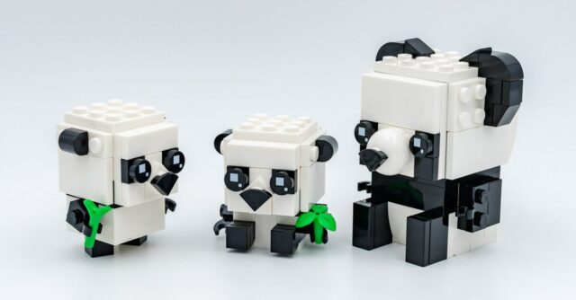 REVIEW LEGO BrickHeadz 40466 Chinese New Year Pandas