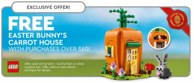 LEGO 40449 Easter bunny GWP