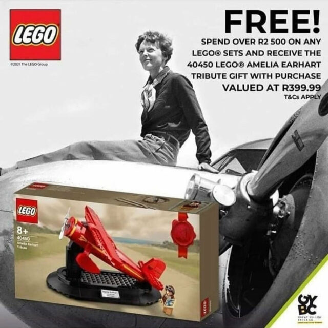 LEGO 40450 Amelia Earhart Tribute GWP March