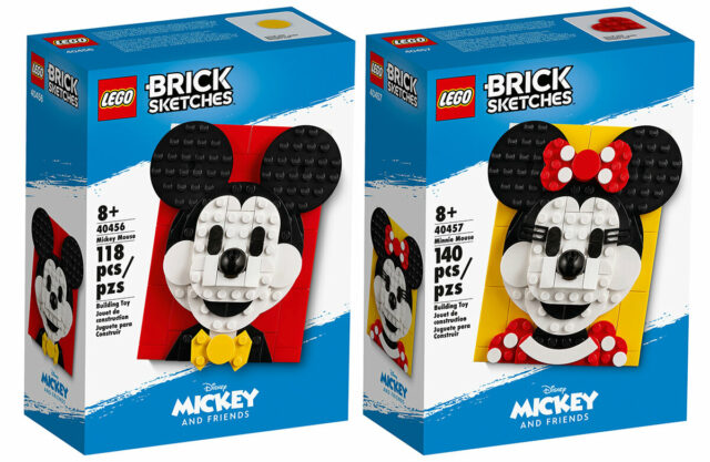 LEGO Brick Sketches Mickey Minnie Mouse