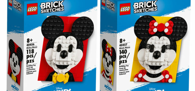 LEGO Brick Sketches Mickey Minnie Mouse