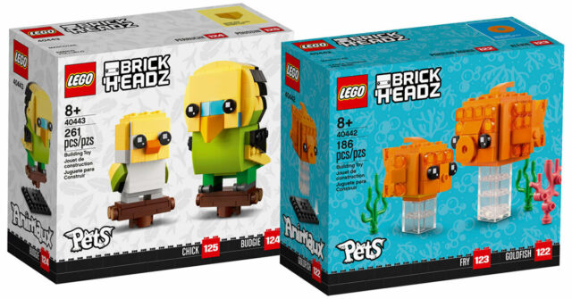 LEGO BrickHeadz Pets 40442 40443