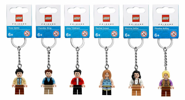 LEGO Ideas Friends TV series keyrings