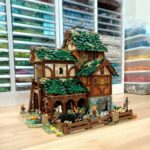 LEGO MOC medieval barn