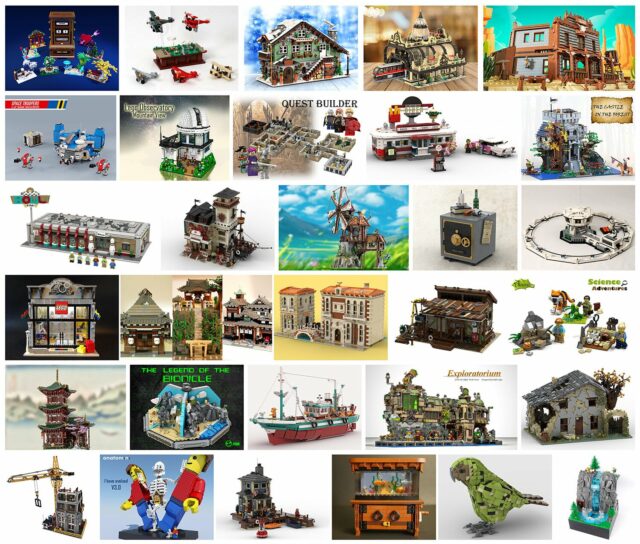 LEGO Ideas Bricklink Designer Program projets