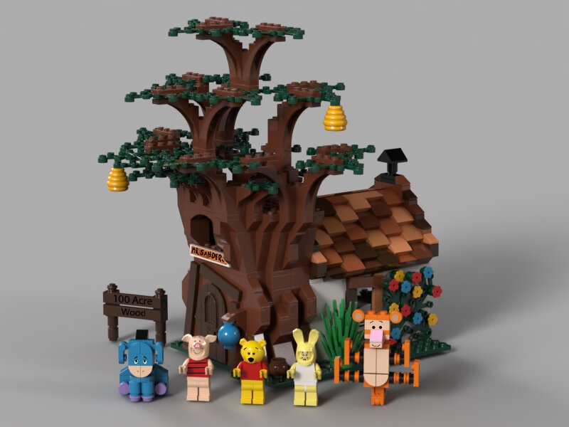 REVIEW LEGO Ideas 21326 Winnie the Pooh - HelloBricks