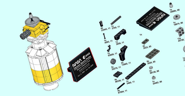 LEGO 5006744 Ulysses Satellite instructions