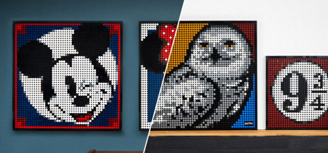 LEGO Art : des instructions alternatives pour les tableaux 31201 Harry Potter et 31202 Mickey Mouse