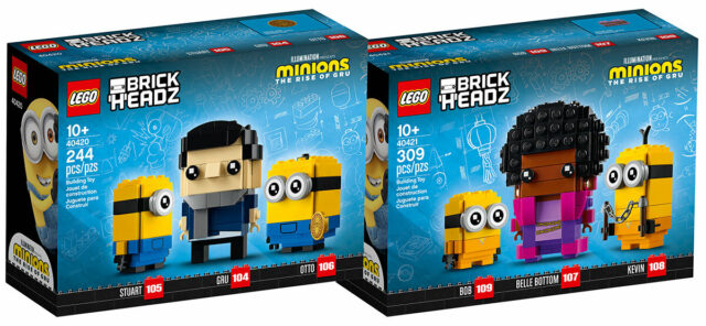 LEGO BrickHeadz Minions 40420 40421