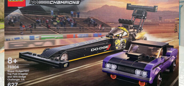 LEGO Speed Champions 76904 Mopar Dodge//SRT Top Fuel Dragster and 1970 Dodge Challenger T/A