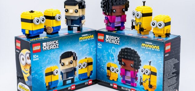 REVIEW LEGO BrickHeadz Minions 40420 40421