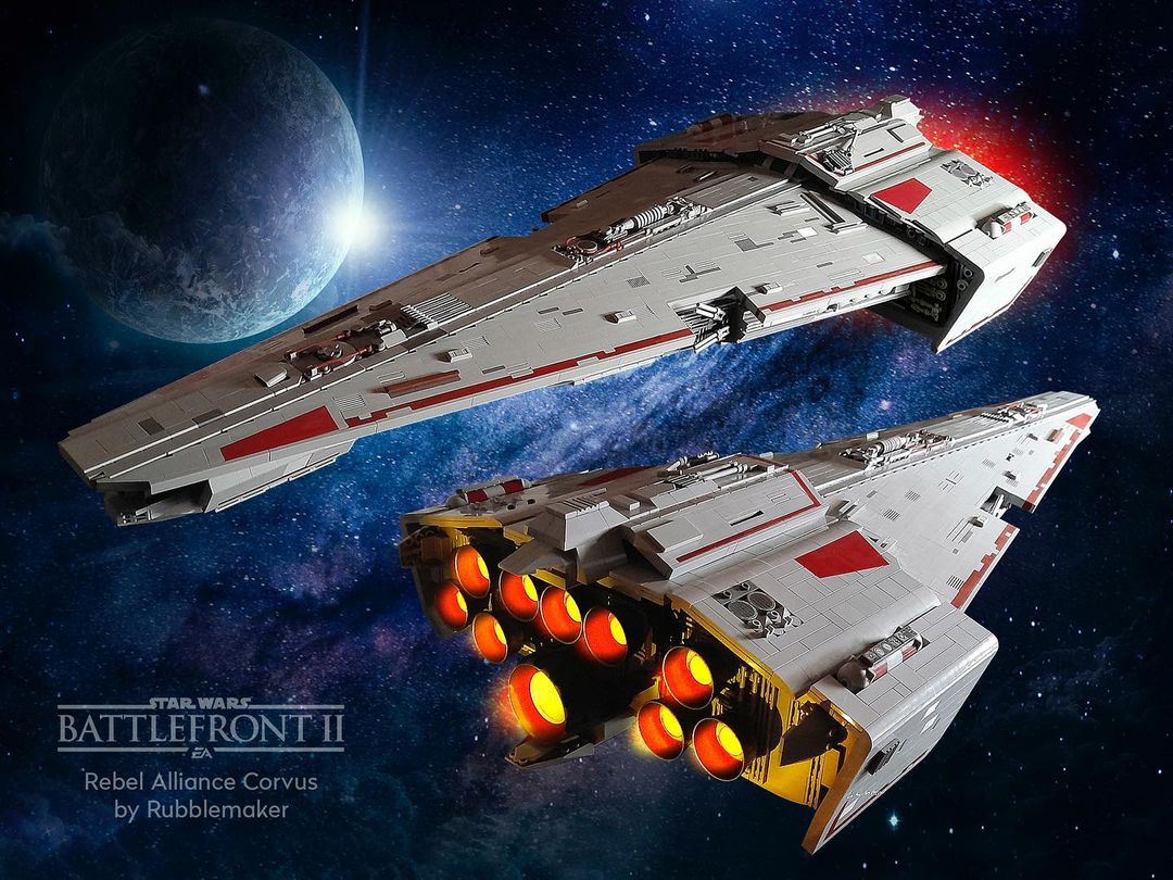 Star Wars Battlefront 2 : Rebel Alliance Corvus - HelloBricks