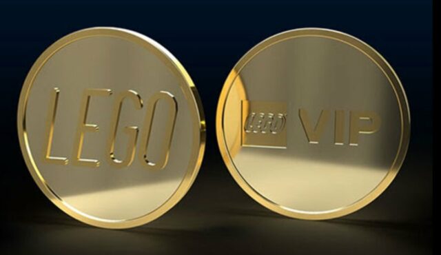 Gold LEGO VIP Coin