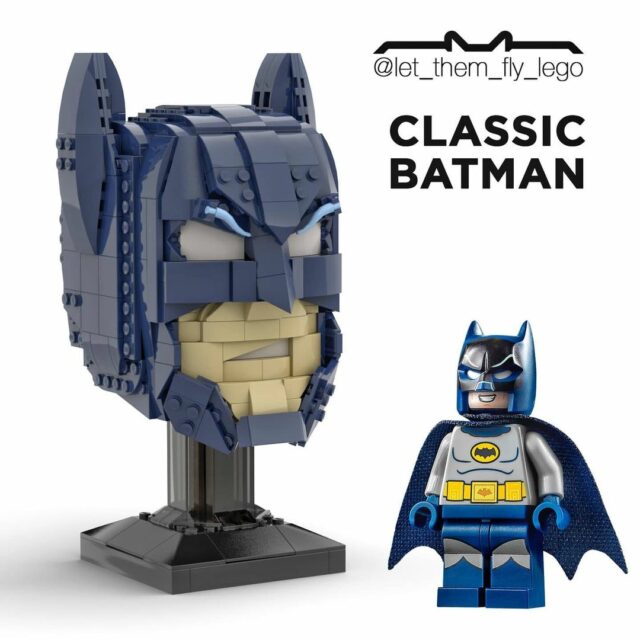 LEGO 76182 Classic Batman Cowl 66 mod