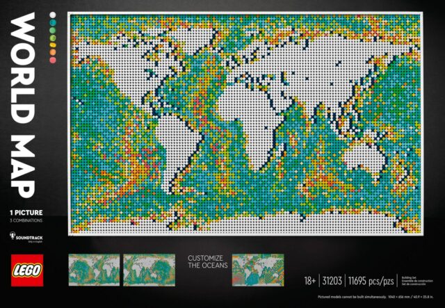 LEGO Art 31203 World Map