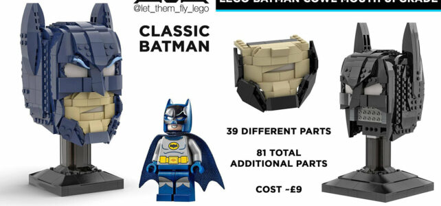 LEGO 76182 Batman Cowl : un MOD avec le bas du visage