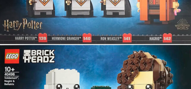 Nouveautés LEGO BrickHeadz Harry Potter 2021 LEGO BrickHeadz 2021 Harry Potter 40495 40496