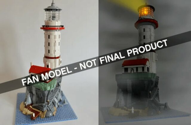 LEGO Ideas Motorized Lighthouse