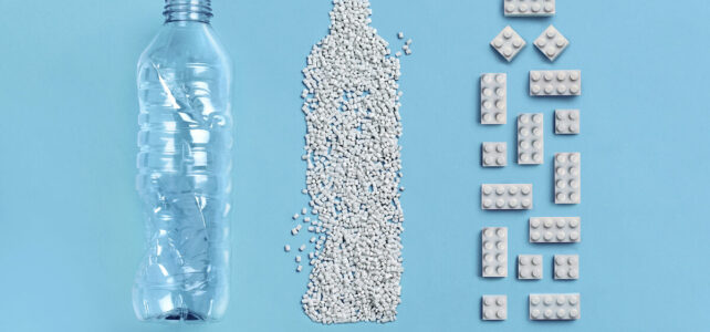 LEGO brique plastique PET recyclé