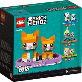 Nouveautés LEGO BrickHeadz 40480 Ginger Tabby, 40481 Cockatiel & 40482 ...