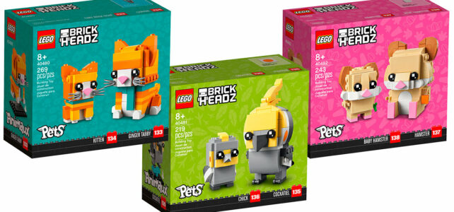 LEGO BrickHeadz Pets 2021 40480 40481 40482