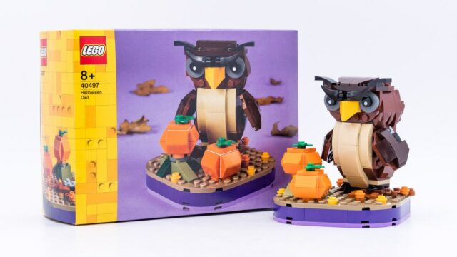 Review LEGO Iconic 40493 Halloween Owl