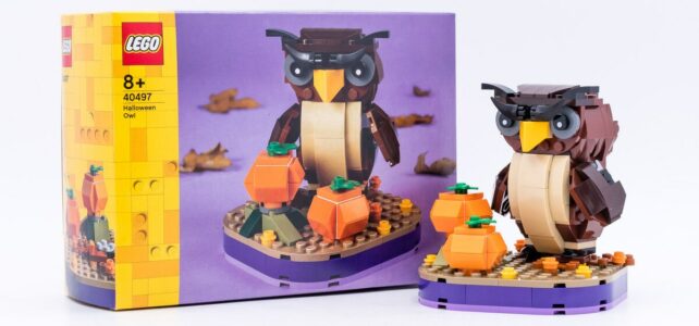 Review LEGO Iconic 40493 Halloween Owl