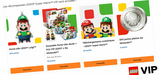 LEGO Super Mario VIP Nintendo rewards