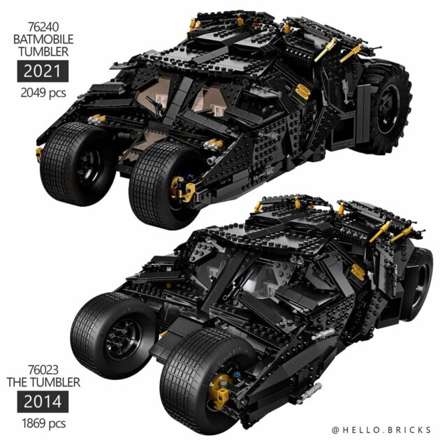 LEGO Tumbler comparison