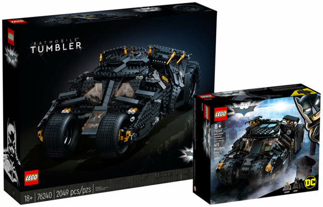 LEGO 76239 76240 Batmobile Tumbler