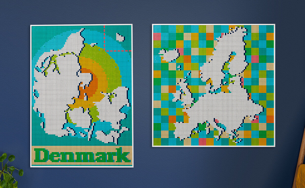 LEGO Art 31203 World Map : deux modèles alternatifs officiels (avec  instructions) - HelloBricks