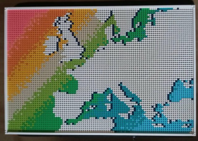 LEGO World Map 31203 alternate Europe