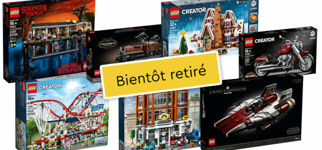 Sur le Shop LEGO : la liste des sets “bientôt retirés” a été mise à jour LEGO bientot retirés 2021