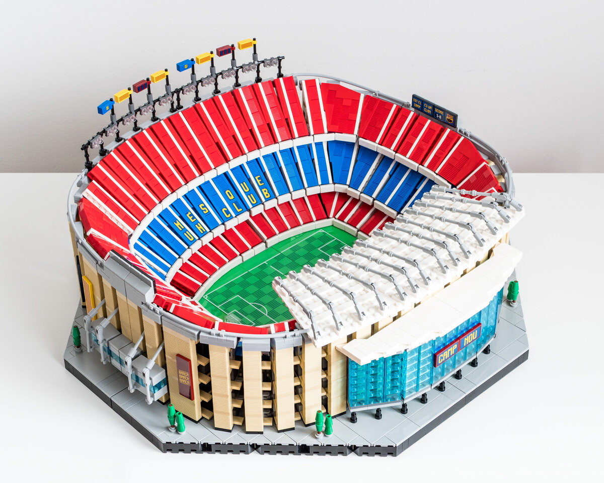 Le Barça et le Groupe LEGO lancent le premier modèle du Camp Nou, avec plus  de 5500 pièces
