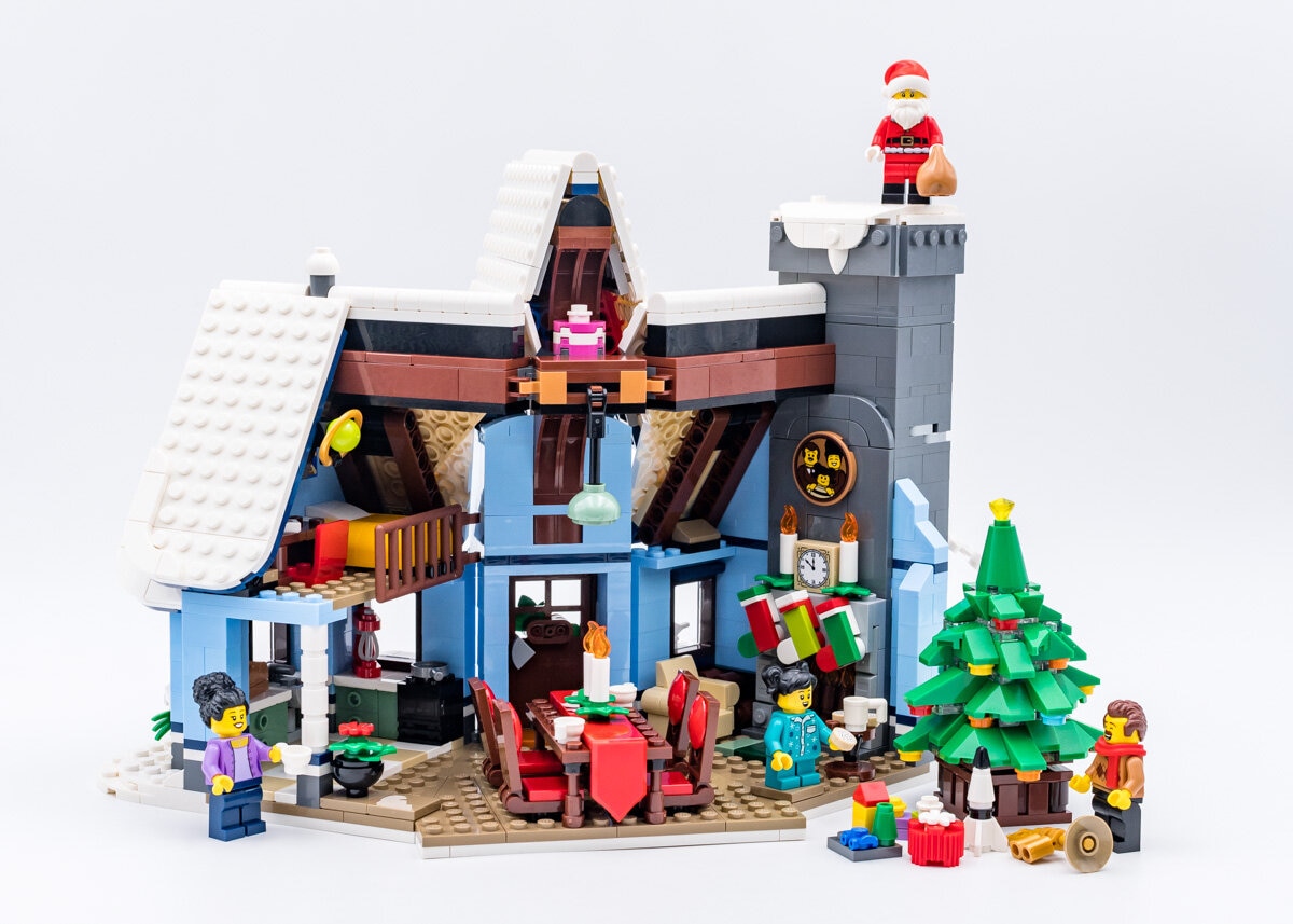 Lego Santa Clause Jouet Sac Sac Figurine Noël Rouge Nougat Noir 