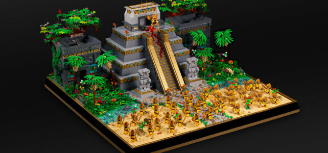 LEGO Aztec temple Rise of Huitzilopochtli