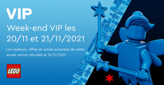 Chez LEGO : les offres du week-end VIP 2021 officiellement