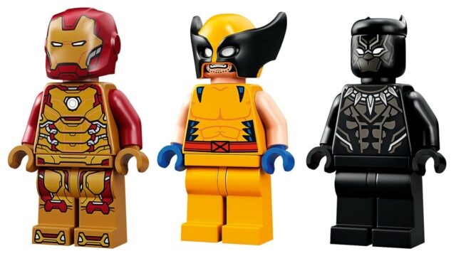 LEGO 76202 Wolverine 76203 Iron Man 76204 Black Panther