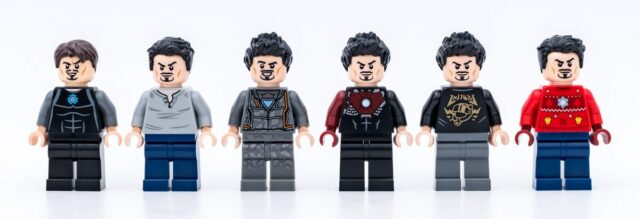 LEGO Marvel Tony Stark evolution