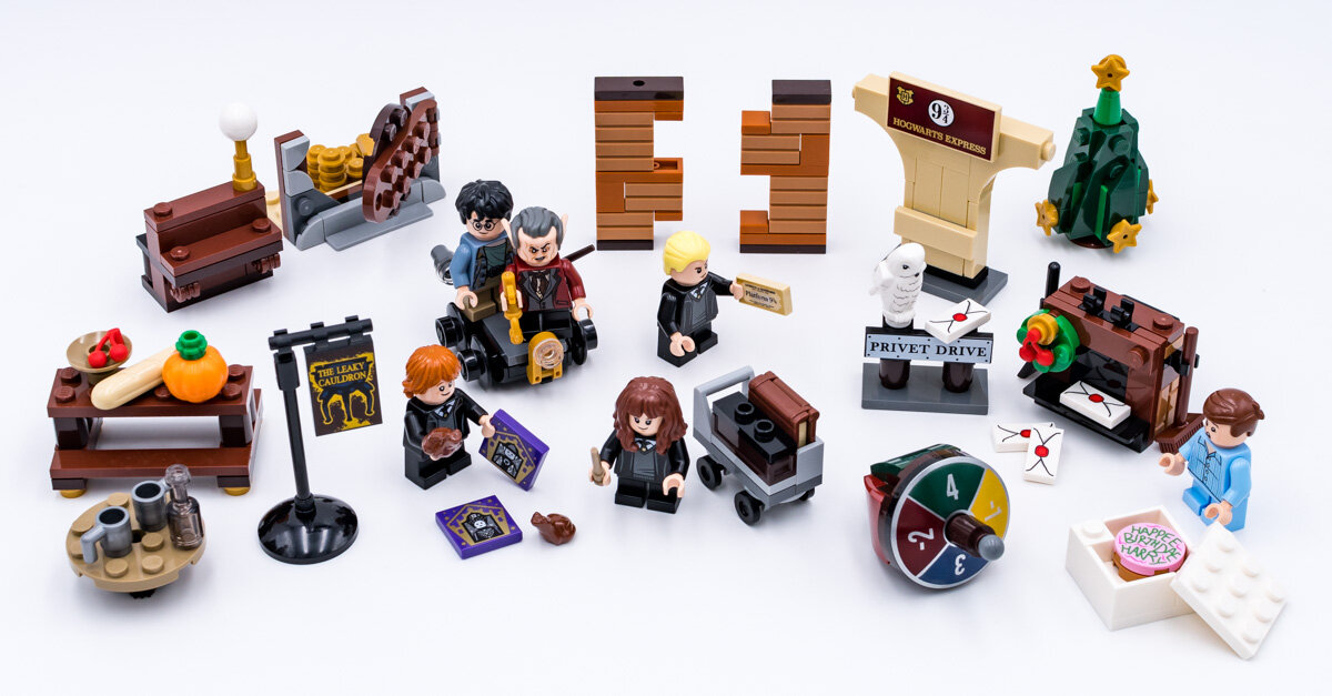 Lego 76390 harry potter le calendrier de l'avent 2021 jouet et cadeau  enfant des 7 ans avec 6 minifigures harry potter - La Poste