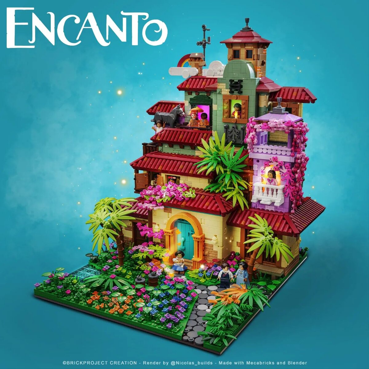 Encanto : la fantastique Casa Madrigal - HelloBricks