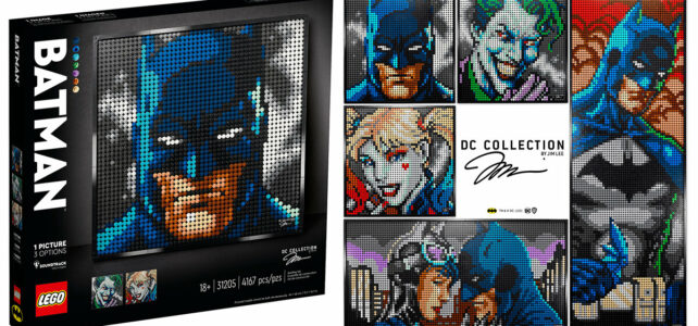 Nouveauté LEGO Art 31205 Jim Lee Batman Collection : en ligne sur le Shop LEGO